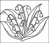 Lily Valley Coloring Flowers Pages Color Number Drawings Coloritbynumbers Printables Adult Drawing Numbers Printable Book Simple Paint Easy Related Kids sketch template