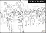 Anzac Coloring Pages March Colouring Kids Printable Drawing Choose Board sketch template