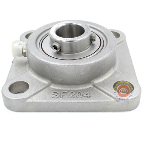 Sucsf204 12 3 4 Four Bolt Stainless Steel Flange Bearing
