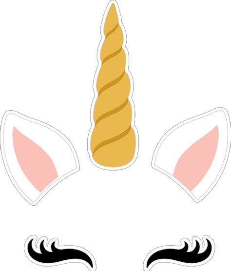 printable unicorn horn  ears template printable templates