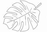 Template Leaves Cutout sketch template
