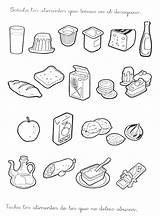 Nutritivos Saludable Desayuno Aprende Sonreír Trabajo Nutritiva Actividades Alimentacion Helvania sketch template