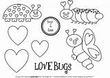Coloring Bugs Printable Valentine Pages Freebie Friday Bug Collection Valentines Party Forget Off Print Printables Don Choose Board sketch template