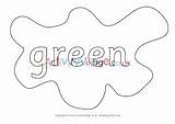 Colouring Splats Green Village Activity Explore sketch template