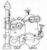 Minions Minion Despicable sketch template