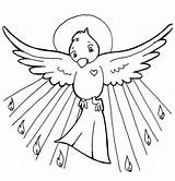 Spirit Holy Coloring Pages Getcolorings Catholic Printable sketch template