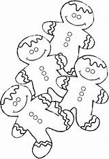 Gingerbread Coloring Pages Man Printable Christmas Color Boy Cookie Ginger Family Kids Men Story Girl Three Bears Print Cookies Colouring sketch template