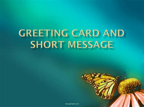 greeting card  short message