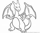 Charizard Pokémon Charmeleon Glurak Kleurplaat Kleurplaten Malvorlagen Dracaufeu Druckfähige Zeichnung Fanelli Simone Starklx Uitprinten Downloaden sketch template