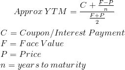 yield  maturity calculator excel   yield  maturity calculator excel