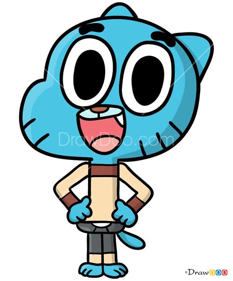 draw gumball watterson gumball