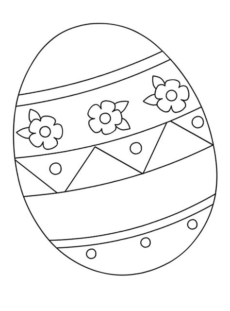 blank easter egg templates activity shelter