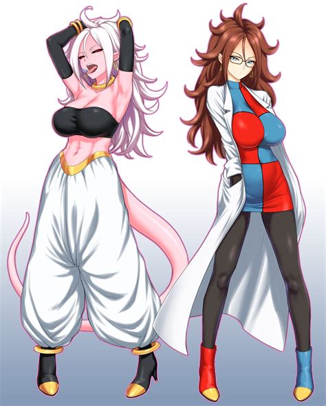 Dragon Ball Fighterz Android 21 Majin Android 21 Cleavage