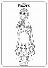 Anna Sheets Coloring Pages Mae Frozen Disney Template sketch template
