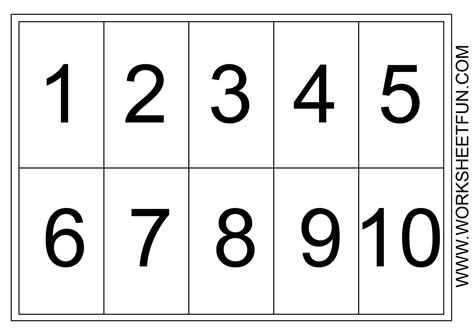 printable numbers