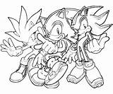 Hedgehog Sonic Silver Coloring Pages Team Generations Printable sketch template