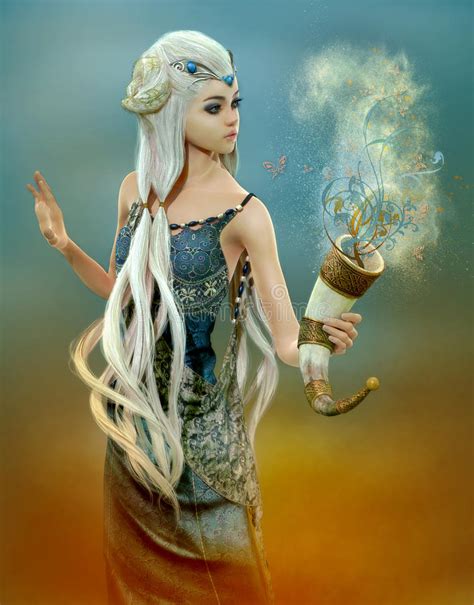 fairy of the blue dreams 3d cg stock illustration illustration of asian fantasy 49711840