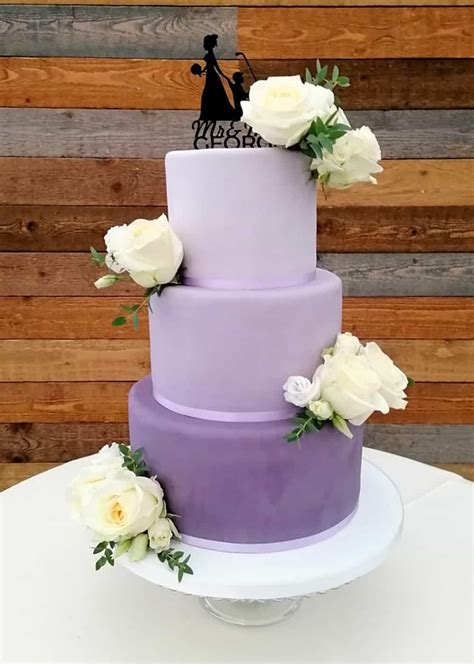 purple ombre cake bay tree cakes