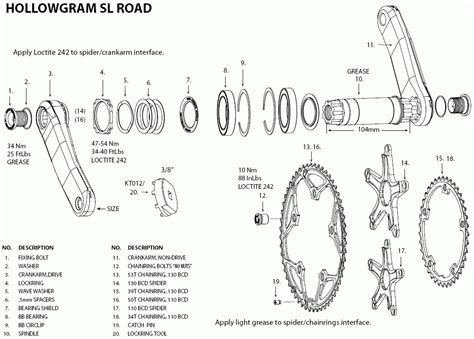 crankset diagram cycle parts bicycle parts   apply