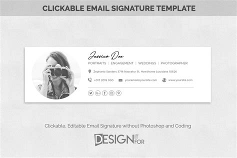 adobe illustrator email signature template