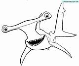 Nemo Finding Coloring Pages Anchor Disney Shark Bruce Sheet Clip Clipart Characters Color Cliparts Fish Kids Wecoloringpage Template Google Dory sketch template