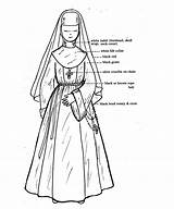 Nun Habit Nuns Monja Habits Chiara Clothing Naming Disfraz Larp Sister Sum Catolica sketch template