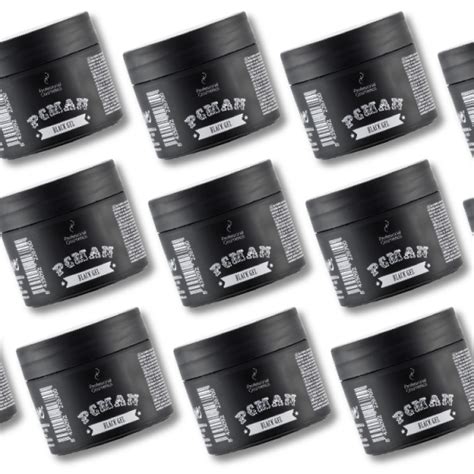 black gel hair hairdressing products