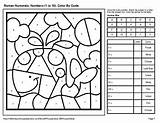 Coloring Roman Ocean Code Pages Color Numerals Algebra Variables Expressions Whooperswan Slope Given Points Find Two Created Teacherspayteachers sketch template