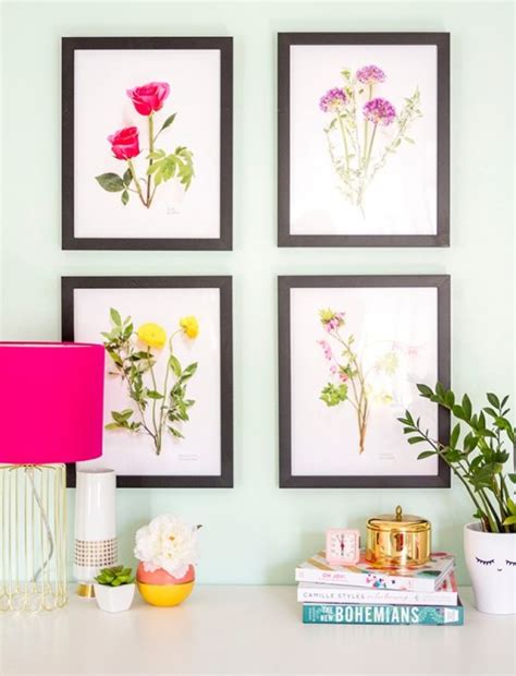 12 diy wall art ideas for spring home décor shelterness