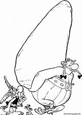 Obelix Asterix Coloring Cartoon Pages Carry Stone Big Printable Print Kids Popular Gemerkt Von sketch template