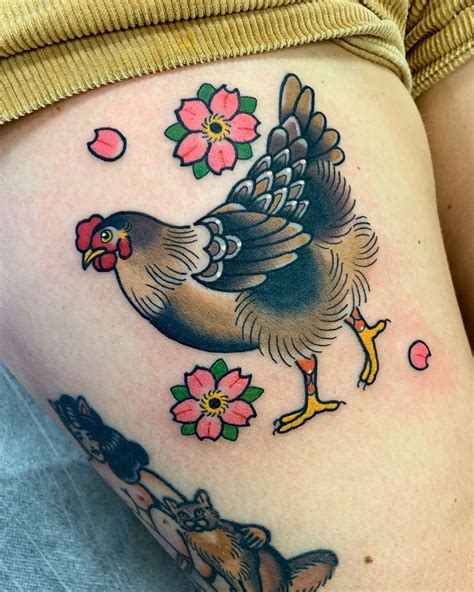 Details More Than 67 Tattoos Of Chickens Latest In Eteachers