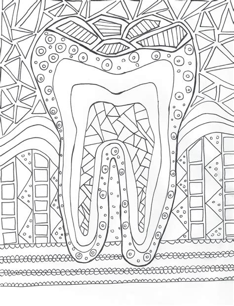 coloring page hygiene edge