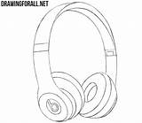 Headphones Beats Draw Dre Ear Wiring Diagram Step Dr Drawingforall Last Pads Proceed Arc Connects Curved Lines Long Details Some sketch template