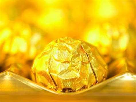 candy  gold wrappers stock image image  valentines