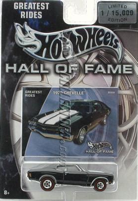 hot wheels hall  fame greatest rides