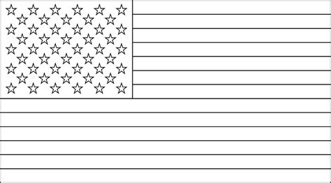 american flag template printable
