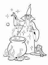 Coloring Wizard Merlin Pages Magician Emerald City Printable Color Category Getcolorings Print Archives Bbc sketch template