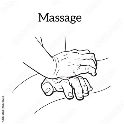 hand massage back massage body massage types of massage set with