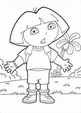 Dora Coloring Explorer Surprised Pages Color Hellokids Print Online Sheets sketch template
