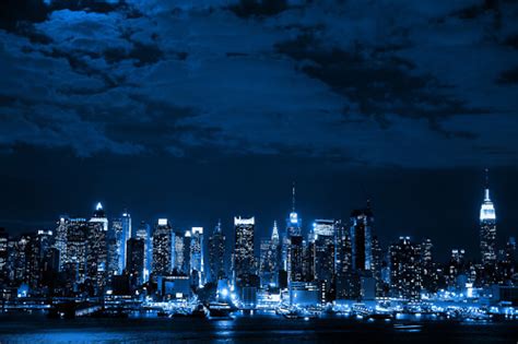blue city night sky image 307136 on