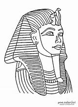 Coloring Tutankhamun Mask Color Printable Egyptian Print Pages Fun Printables Tut Masks King Ancient Printcolorfun Sheets Adult Egypt Drawings Books sketch template