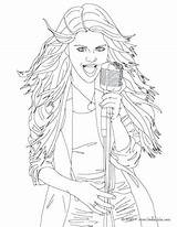 Coloring Pages Lovato Demi Selena Gomez Getdrawings Drawing Cartoon Getcolorings sketch template