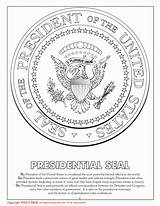 Coloring Seal Presidential Comments Library sketch template