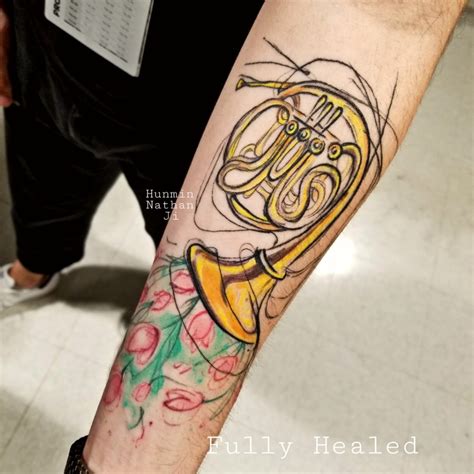Share More Than 69 French Horn Tattoo Best Vn