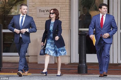 Paul Manafort S Wife And Son In Law Arrive In Court As He Awaits