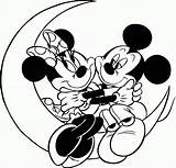 Colorare Disegni Minnie sketch template