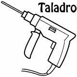 Colorear Taladros Taladro Manualidades sketch template