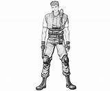 Capcom Marvel Vs Redfield Chris Armored Coloring Pages Another sketch template