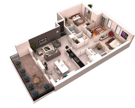 bedroom  floor plans architecture design