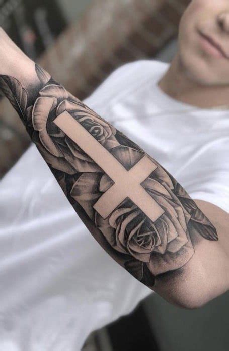 30 best cross tattoos for religious men in 2021 the trend spotter